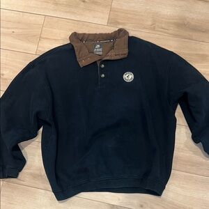Bryce Canyon Black and Brown Pullover Sweatshirt